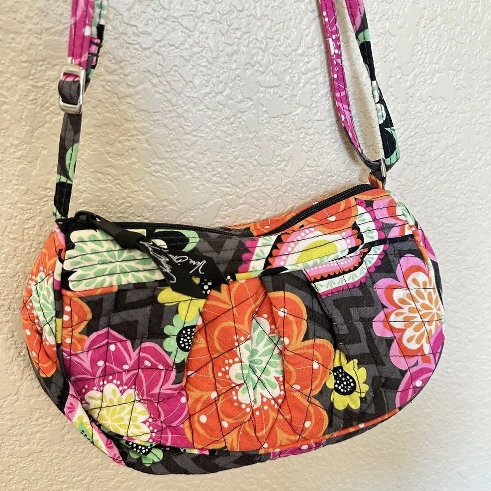Vera Bradley Ziggy‎ Zinnia Crossbody Small Purse Shoulder Bag - Picture 5 of 6